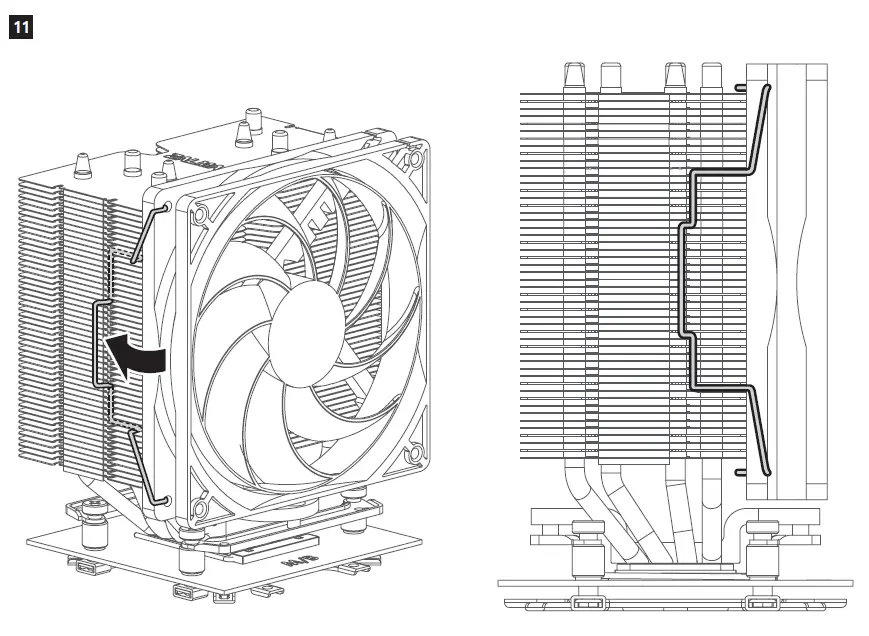 ZALMAN CNPS10X Performa Black, Extreme Performance CPU Cooler 24