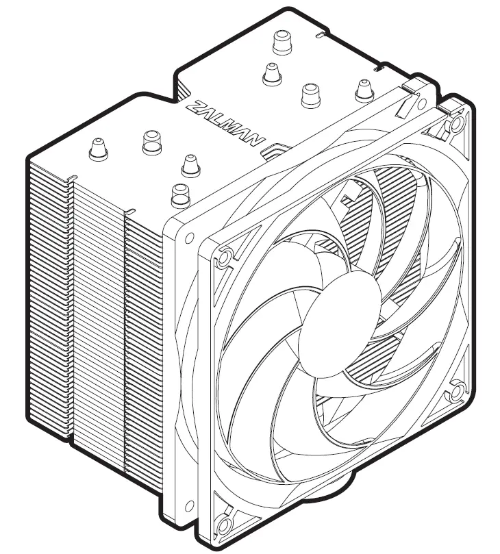 ZALMAN CNPS10X Performa Black, Extreme Performance CPU Cooler