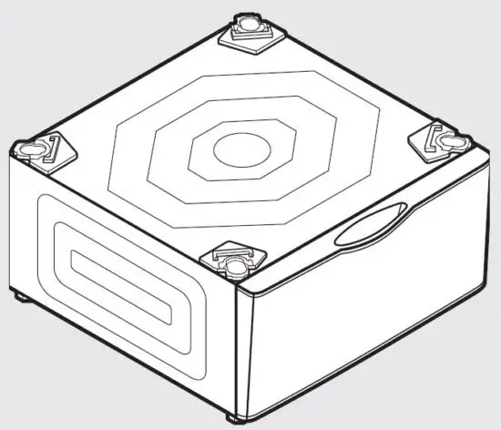 SAMSUNG WE502NV Laundry Pedestal with Drawer