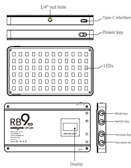 weeylite-RB9-RGBW-Fill-Light-FIG-1