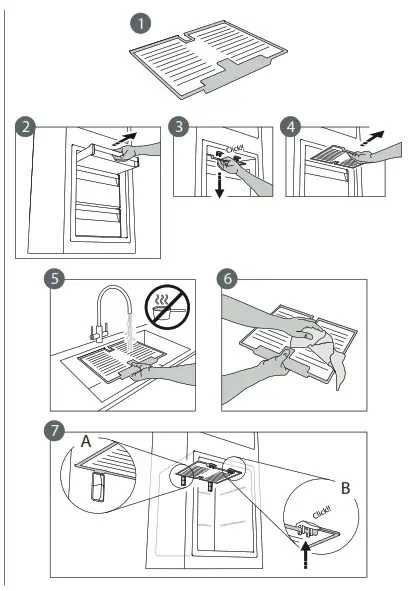 Whirlpool W5 811E OX UK 1 Frost Free Fridge Freezer - Stop frost accessory 1