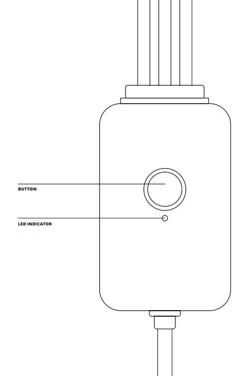 twinkly TWP750SPP BEU Christmas Tree - controller
