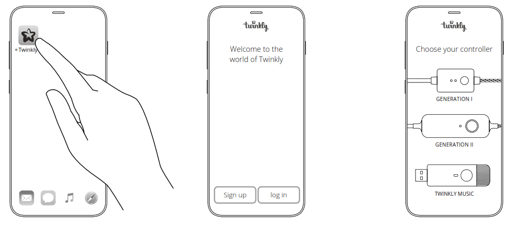twinkly TWP750SPP BEU Christmas Tree - setup twinkly
