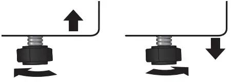 Midea MRB19B7AWW Stainless Steel Bottom Freezer Refrigerator - LEVEL REFRIGERATOR