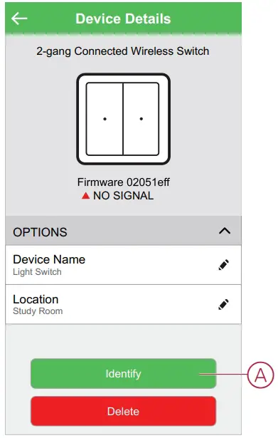 Identifying the device