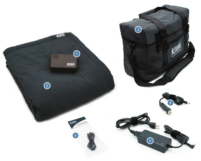 KODIAK Battery Powered Heating Blanket - fig 1