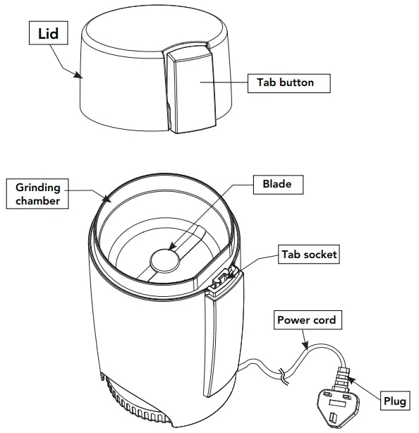George home GCG101 21 Coffee Grinder - Box 1