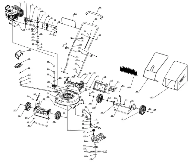 POWERSMART-DB8621PH-21-Inch-3-in-1-Gas-Push-Lawn-Mower-FIG-21