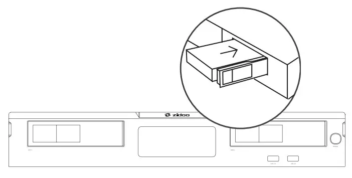 Zidoo X20 Pro UHD3000 4K Hifi Media Player -DISK