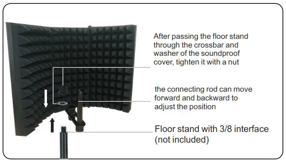CAD AS10 Desk Stand Mounted Acoustic Enclosure - fig4