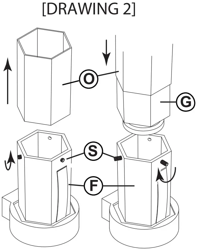 FREDRICK RAMOND FR30608 54 Inch LED Linear Chandelier - DRAWING 2