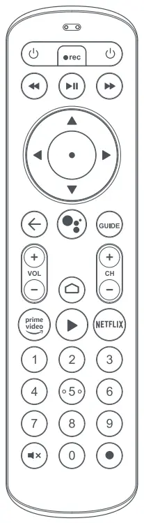 CERVINO VOICE REMOTE - batterie