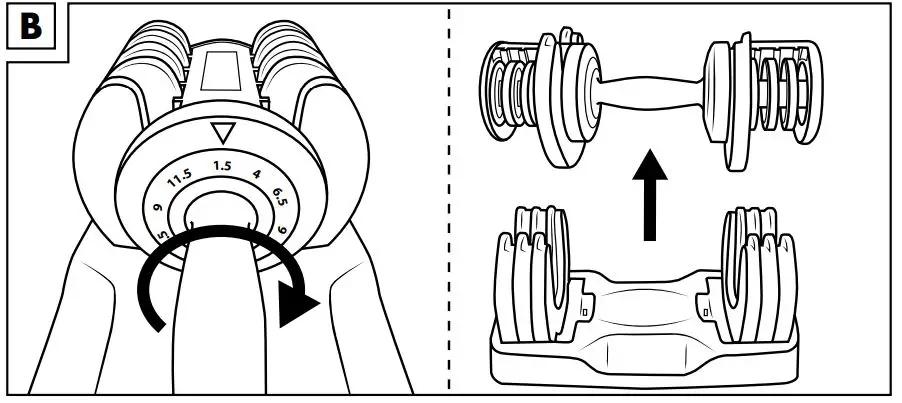 CRIVIT-396069-Adjustable-Dumbbell-Set-FIG- (5)