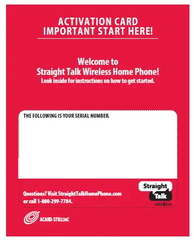 Straight Talk Wireless Home Phone Service - 5