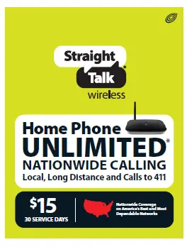 Straight Talk Wireless Home Phone Service - 7