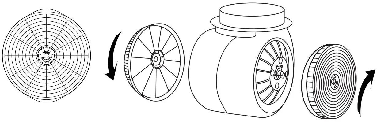 SIGURO SGR HD U210B Cooker Hood - grease filter