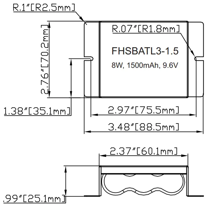 Fulham FHS2-UNV-36L HotSpot2 LED Emergency System - fig 8