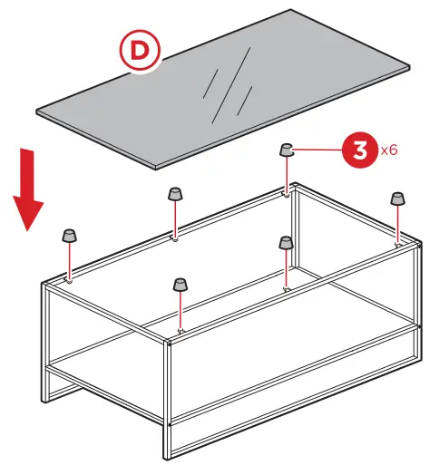 bcp-SKY6447-44-Inch-Glass-and-Faux-Marble-Coffee-Table-FIG-8