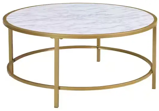 bcp-SKY6447-44-Inch-Glass-and-Faux-Marble-Coffee-Table-PRODUCT