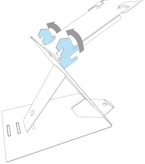 Setup for tablet use