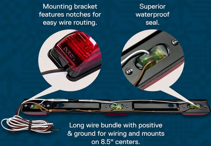 True-Mods-‎TBL1515-RD-15-Inch-9-LED-3-Red-Trailer-Light-Bar-fig-1