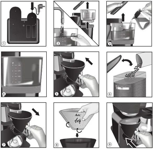 Melitta 1100170-02 EPOS Coffee Machine - Product Overview 2