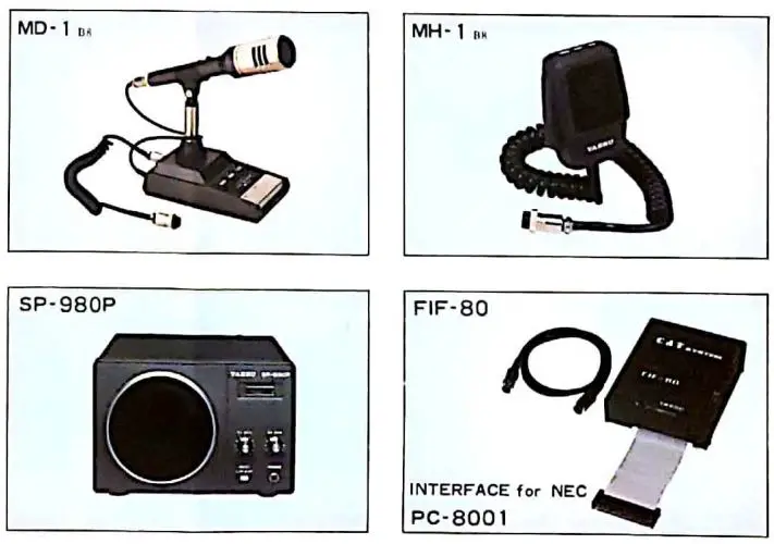 YAESU FT-980 Computer Aided HF Transceiver Owner's Manual - Options