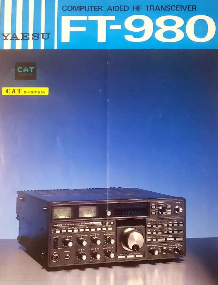 YAESU FT-980 Computer Aided HF Transceiver Owner's Manual