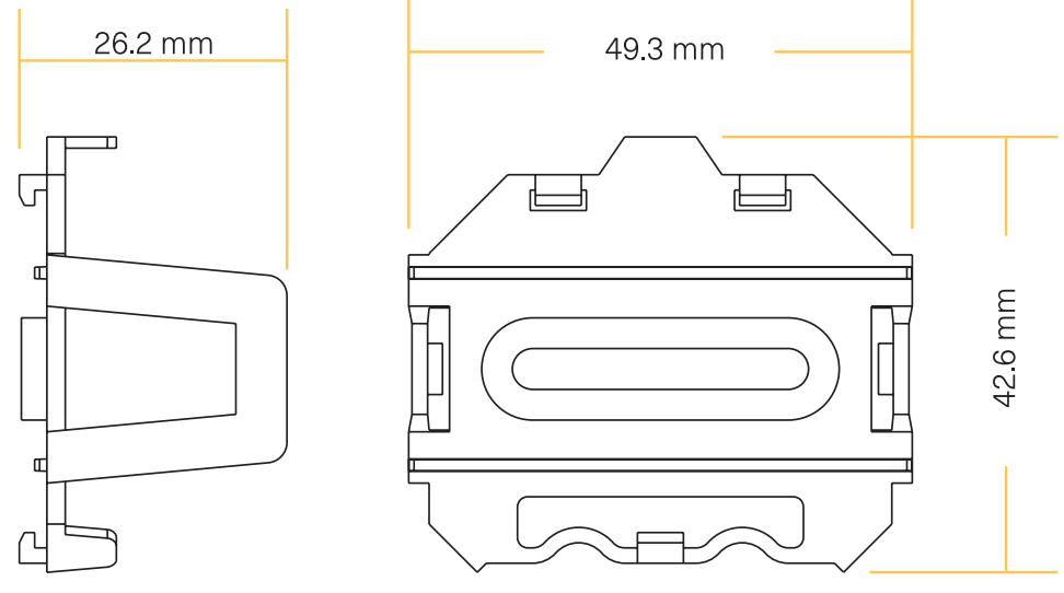 Heimgard Din Rail Bracket - fig 2