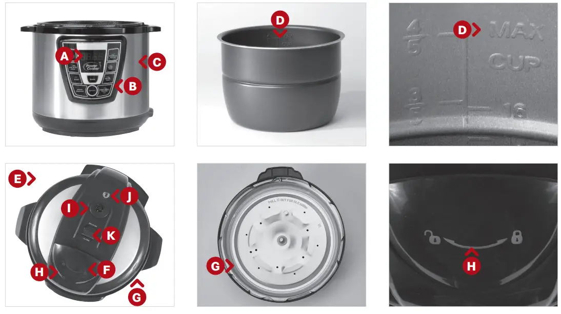 POWER Cooker Pc - PARTS AND ACCESSORIES