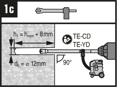 HILTI HST3 DN Expansion Anchor 1c