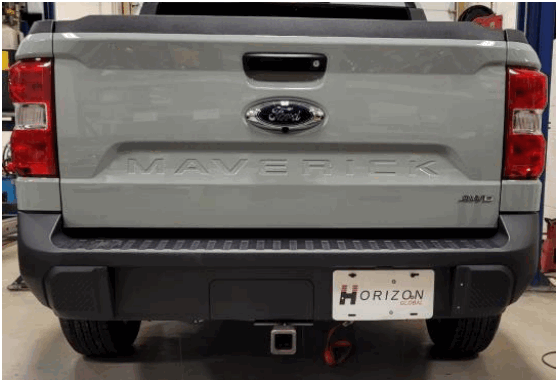 HORIZON 84557 Class 3 Trailer Hitch 2 Inch Receiver - exhaust muffler