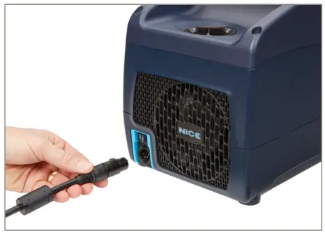 NICE Recovery Shoulder Wrap - power cord