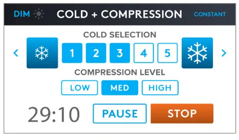 NICE Recovery Shoulder Wrap - settings1