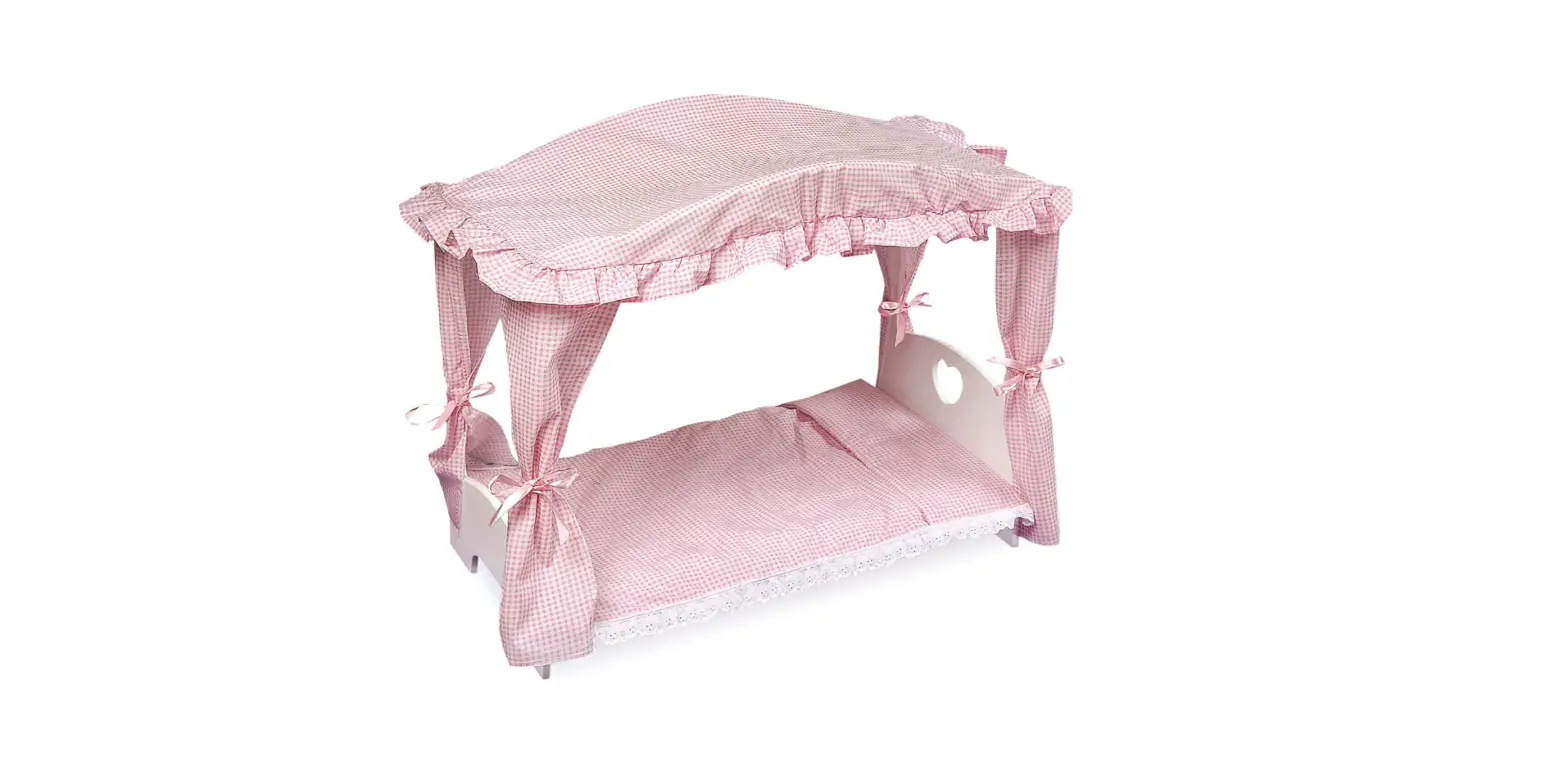 American Girl Hmj74 Canopy Bed For Welliewishers Dolls Instruction Manual