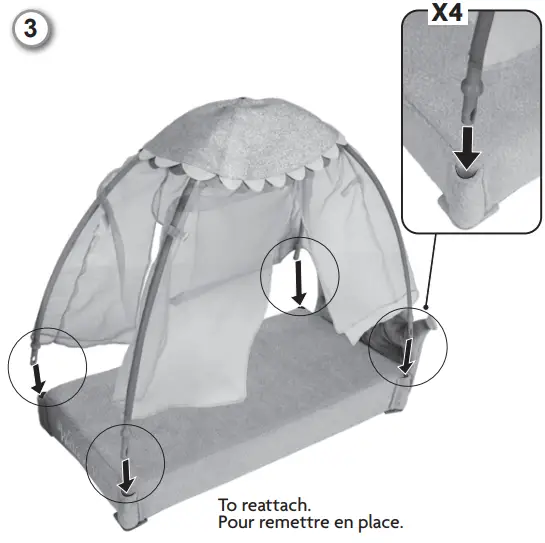 American-Girl-HMJ74-Canopy-Bed-for-WellieWishers-Dolls-fig-3