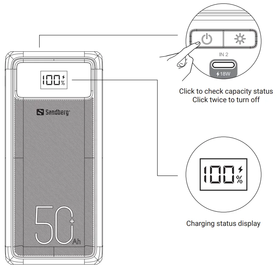 Charging status display