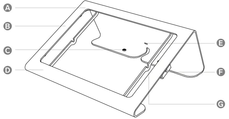Heckler-H651-Meeting-Room-Console-for-iPad-Mini-6th-Gen-fig-3