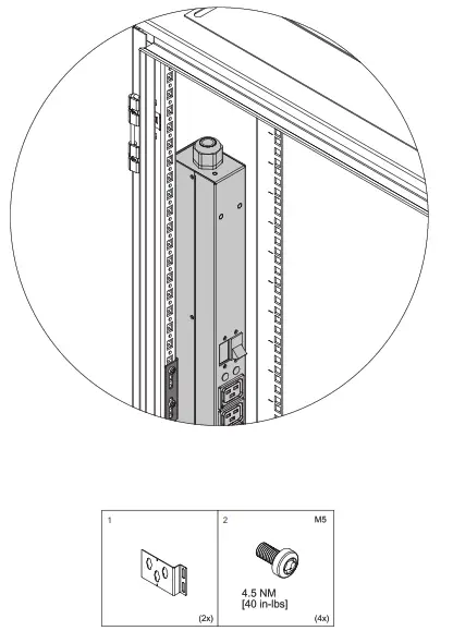 nVent PDU Mounting Bracket - fig