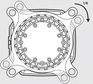 Installing the AMD Mounting Bracket figure 1