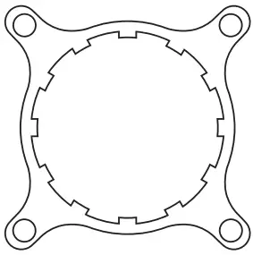 x1 INTEL MOUNTING BRACKET