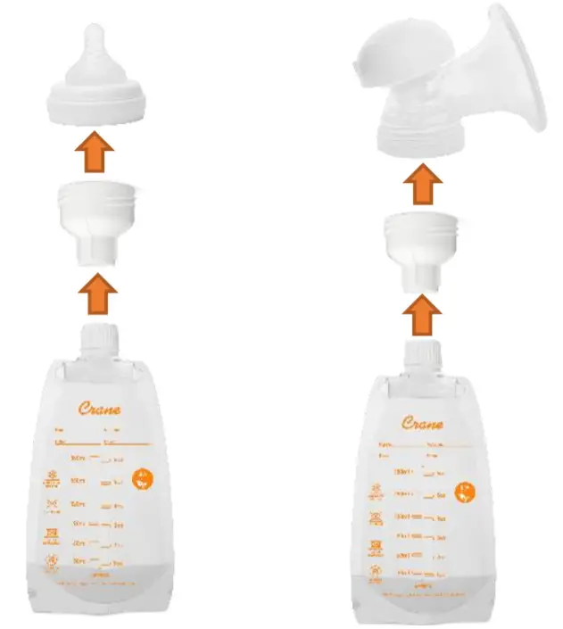 Crane 31406 Breast Milk Storage Bag- MICROWAVE