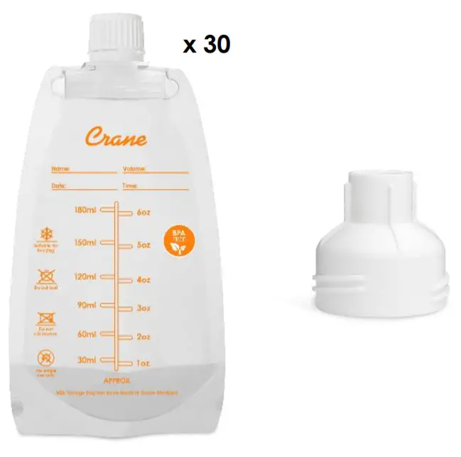 Crane 31406 Breast Milk Storage Bag- PARTS