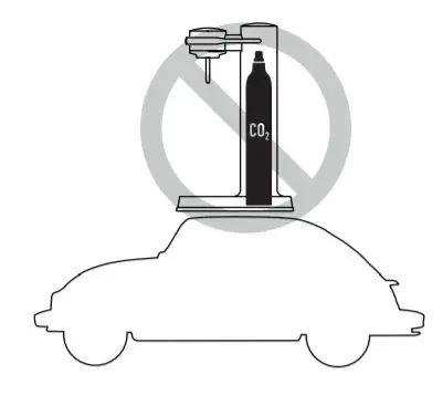 aarke CARBONATOR 3 Award-Winning Sparkling- cylinder installe