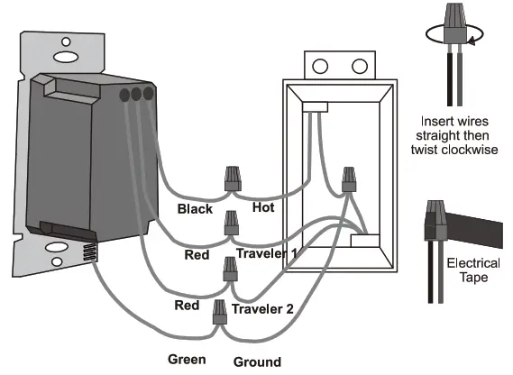 BESTTEN USP-DS05S Single Pole WiFi Light Switch - fig 4