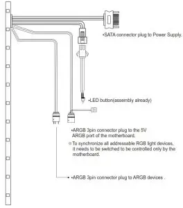 AZZA ZENO CSAZ-350 -- ARGB Control Modes Switchingh