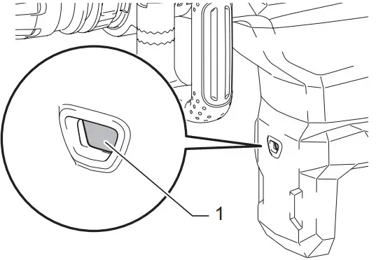 Makita Cordless Demolition Hammer HM002G - Lighting