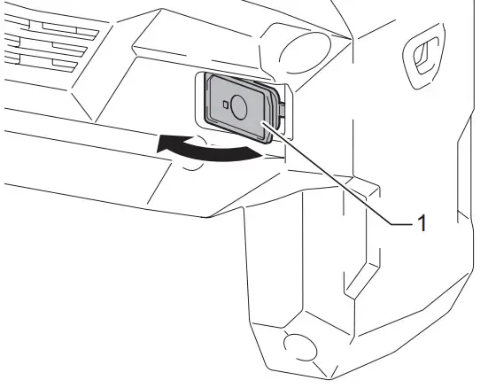 Makita Cordless Demolition Hammer HM002G - in the figure