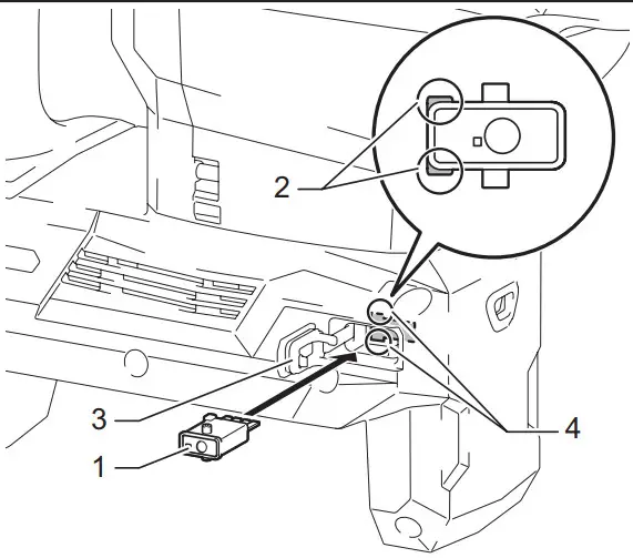Makita Cordless Demolition Hammer HM002G - recessed