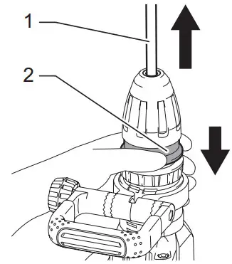 Makita Cordless Demolition Hammer HM002G - release